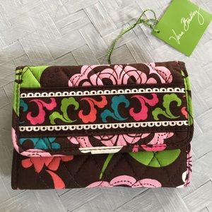 NWT Vera Bradley Euro Wallet in Lola